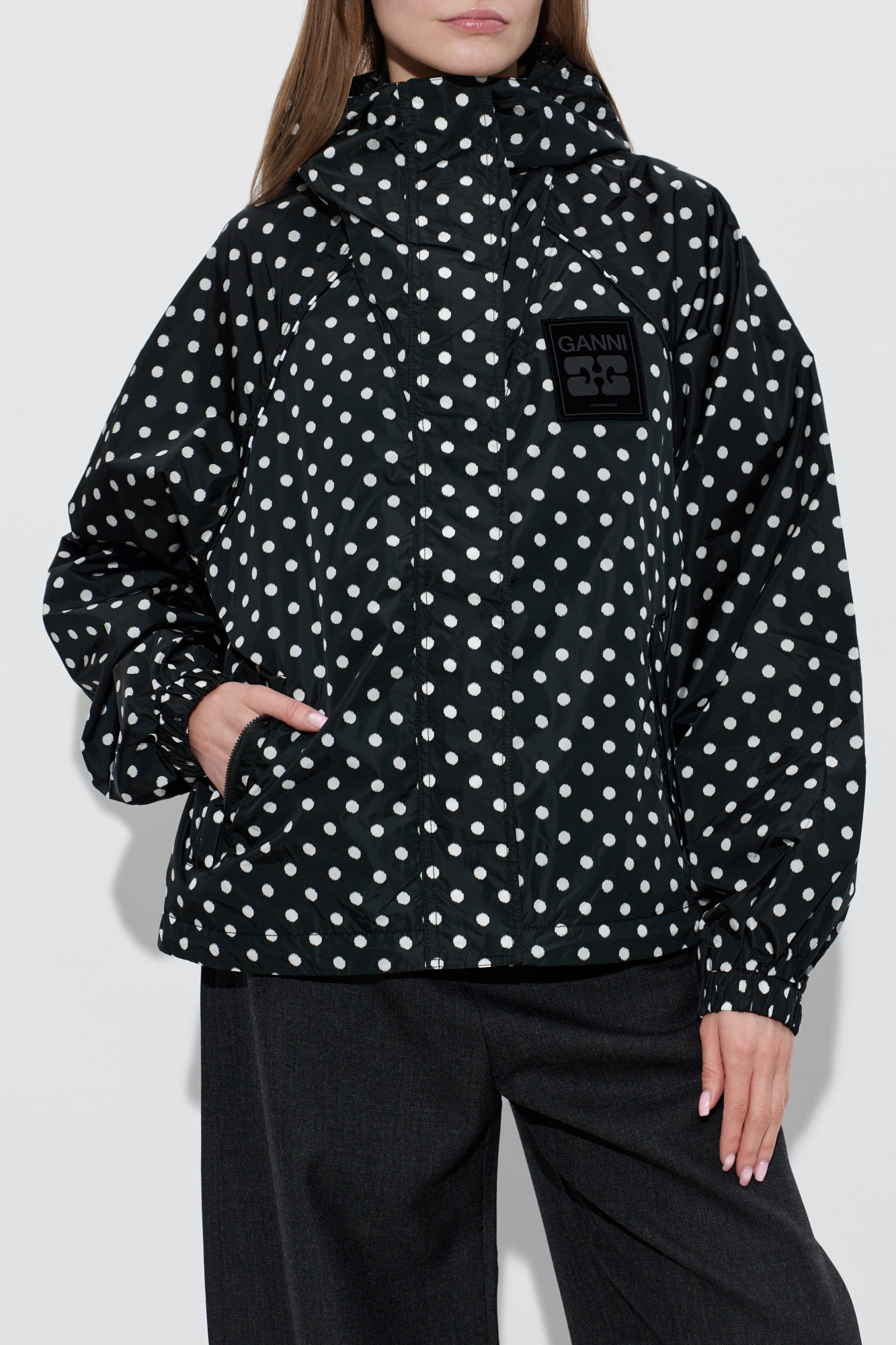 Ganni Polka dot patterned jacket | Women's | Vitkac